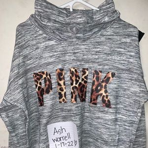 PINK cowl neck pullover